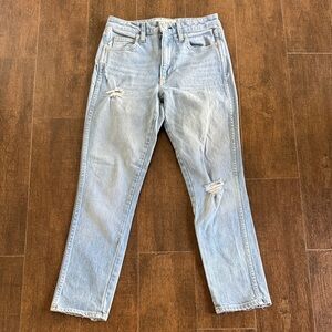 AMO denim Light Blue Chelsea crop denim